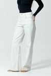 Wide-Leg Jeans, Milk