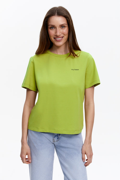 My Base graphic T-shirt, Lemongrass