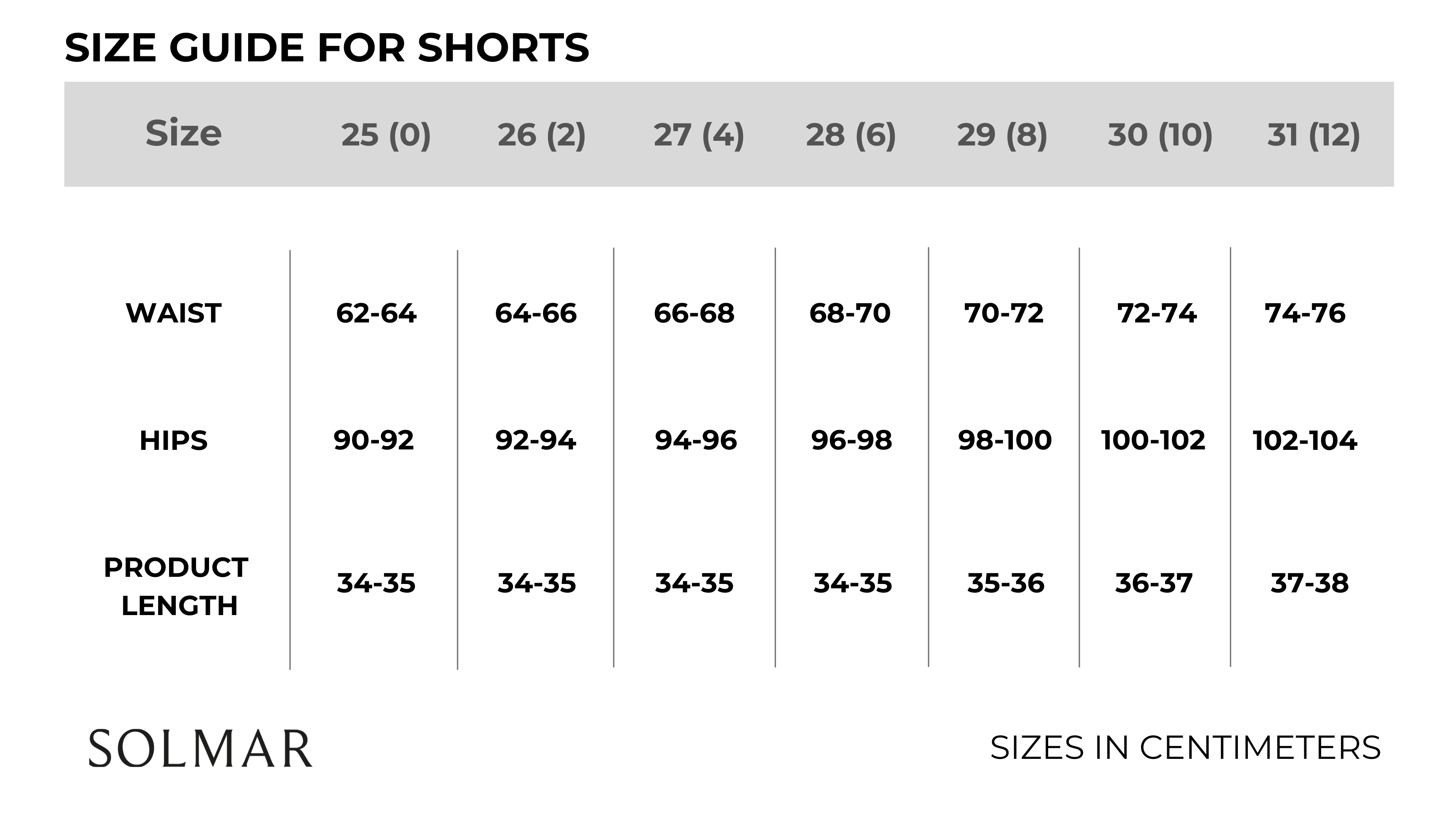 size guide