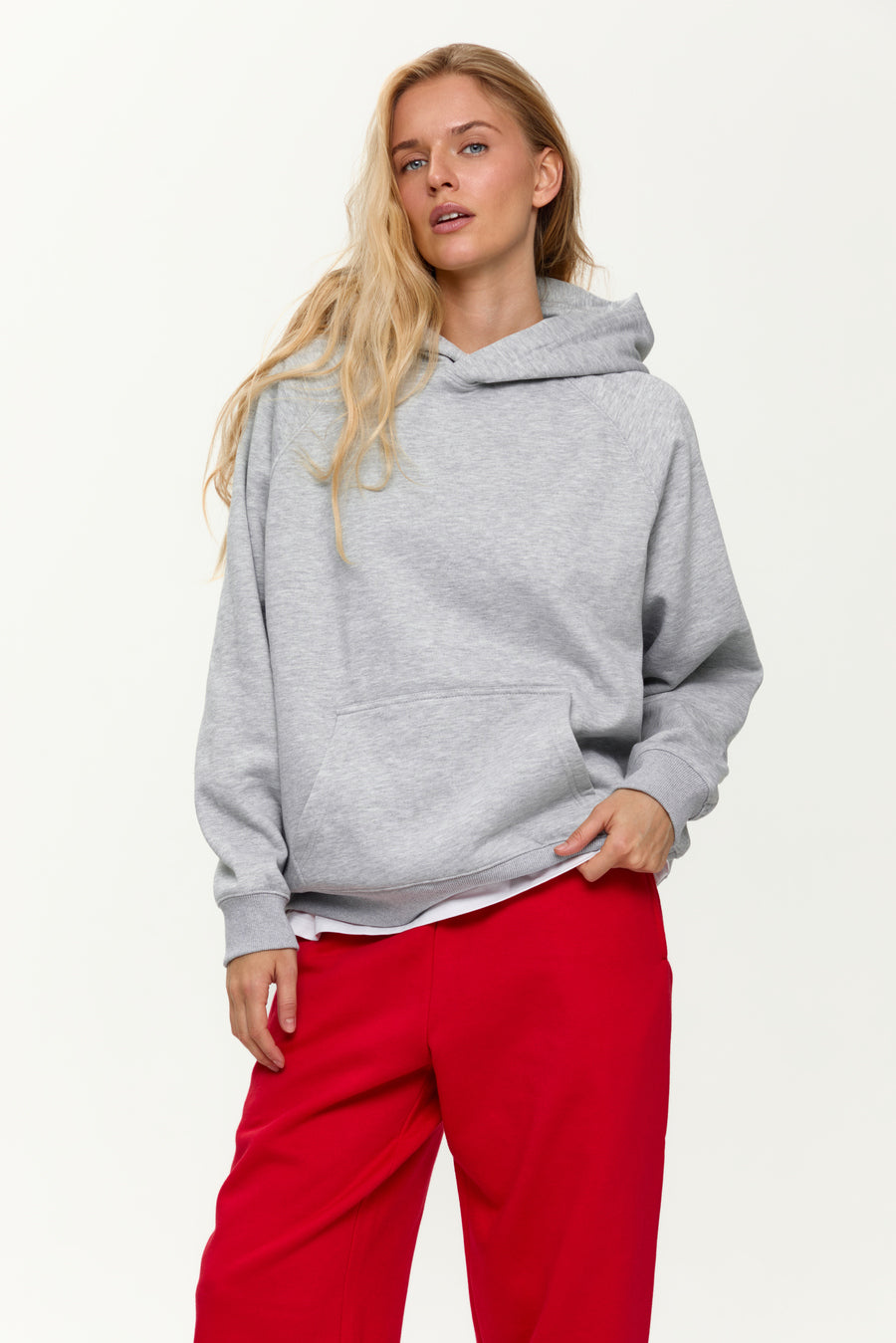 Grey sports hoodie