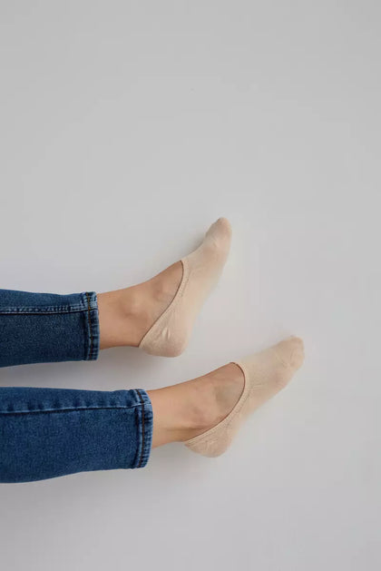 Women's beige heels - 0021