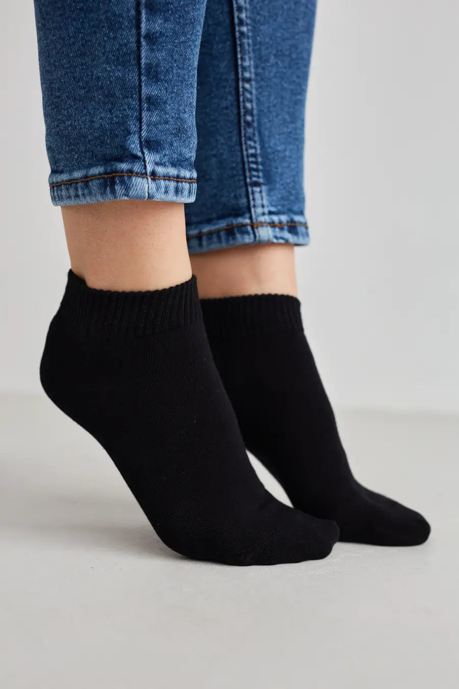 Black short socks