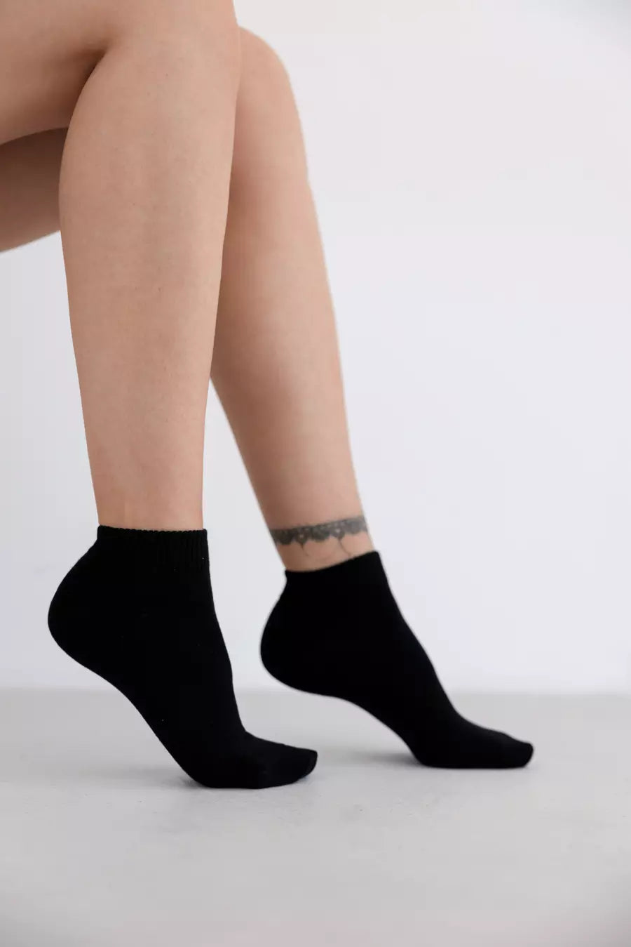 Black short socks