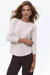 Beige Basic Relaxed-Fit Jumper