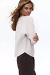 Beige Basic Relaxed-Fit Jumper