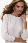 Beige Basic Relaxed-Fit Jumper