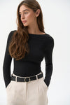 NEW Black Basic Long Sleeve Top