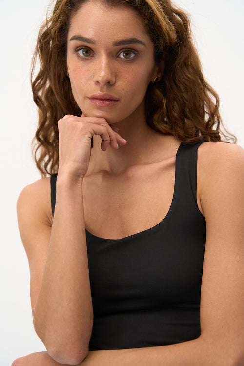 Black Basic Tank Top