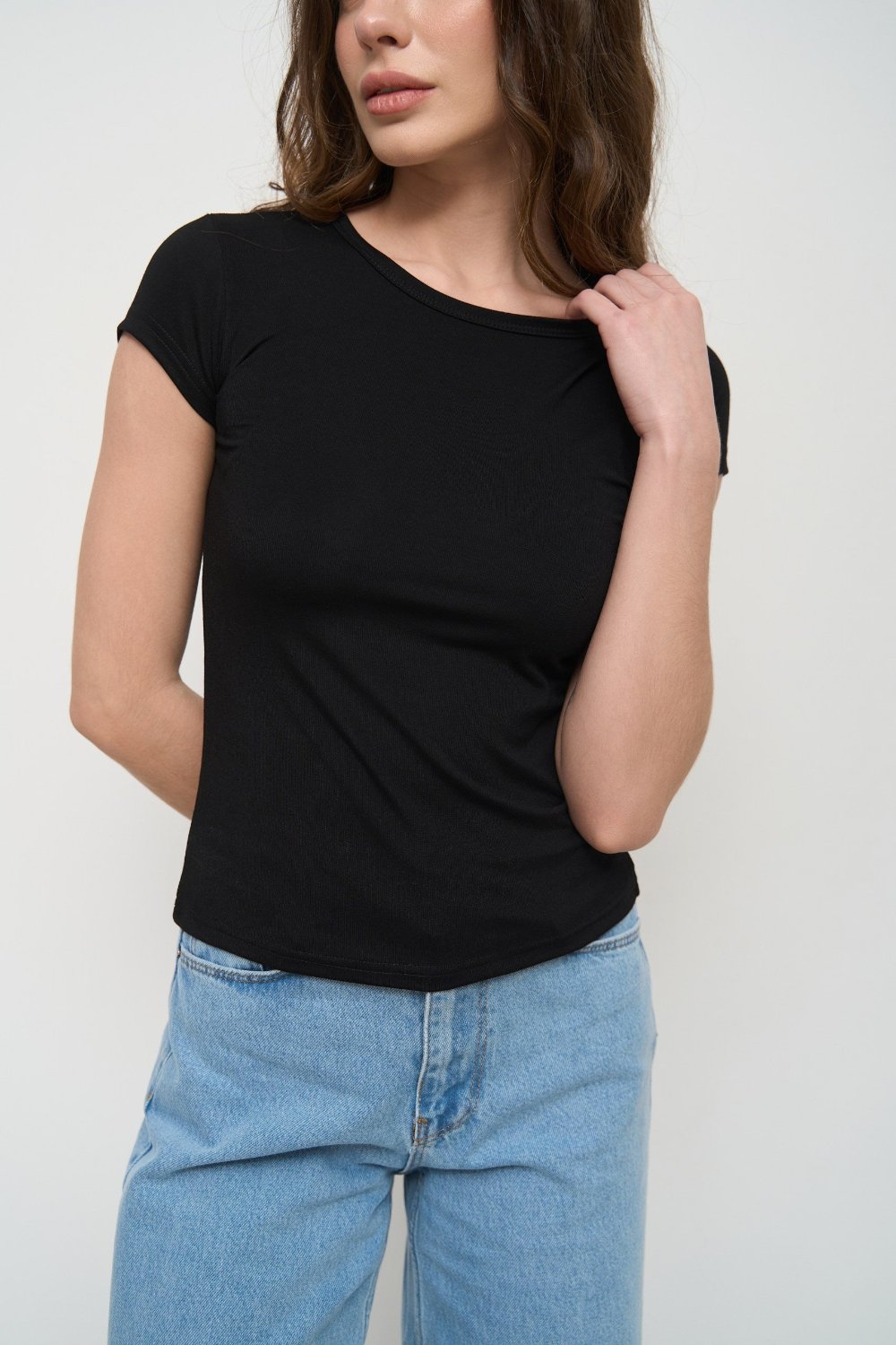 Black Slim Fit T-Shirt - SOLMAR