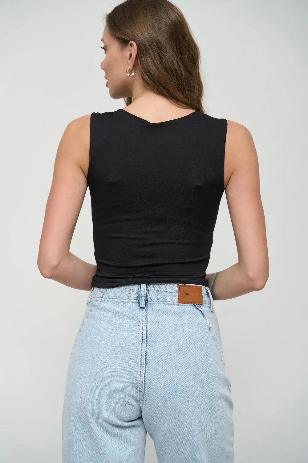 Black Basic Tank Top - SOLMAR