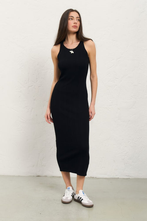 Classic Black Dress - SOLMAR