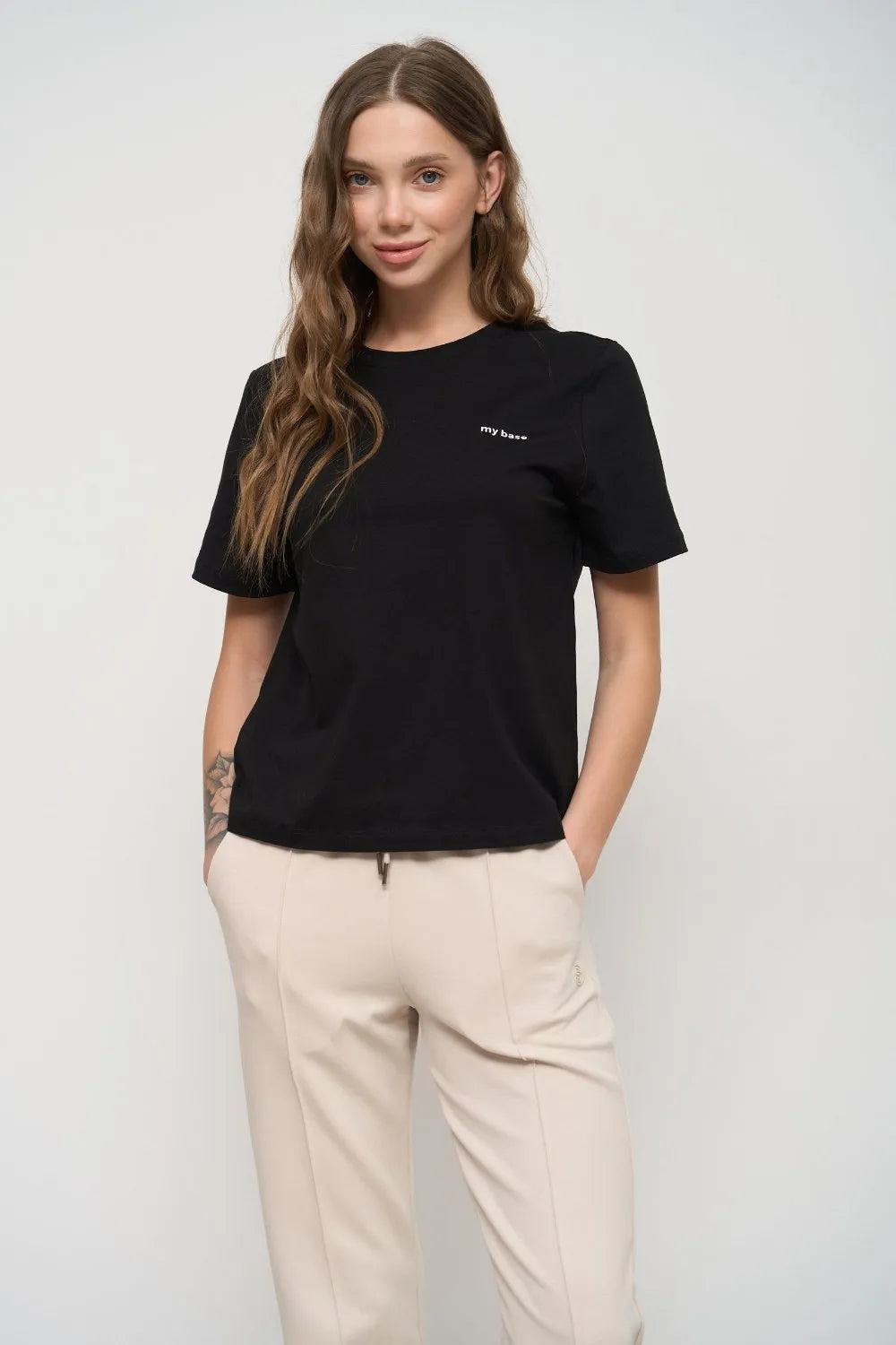 Black Basic T-Shirt - SOLMAR