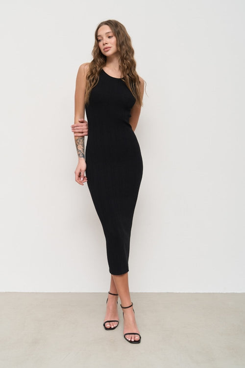 Classic Black Dress - SOLMAR