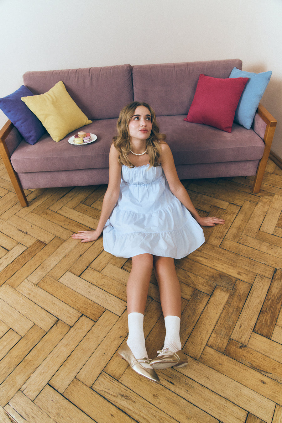 Blue Baby Doll Dress | Women`s Dresses by SOLMAR - Playful & Flirty Blue Baby Doll Dress | Women`s Dresses by SOLMAR - Playful & Flirty