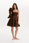 NEW Brown Baby Doll Dress