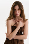 NEW Brown Baby Doll Dress