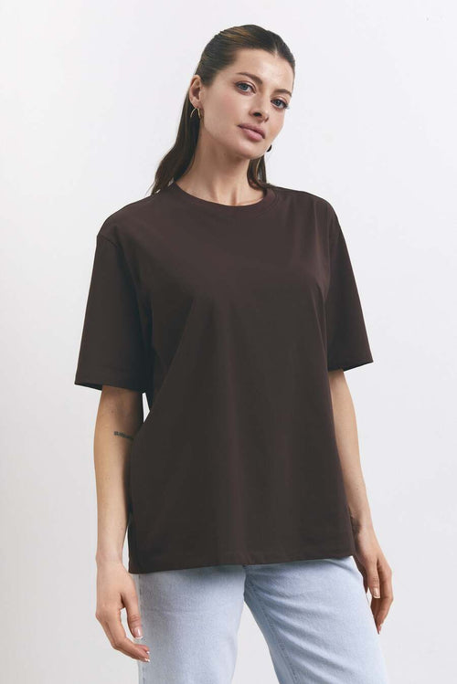 Brown Oversized T-shirt
