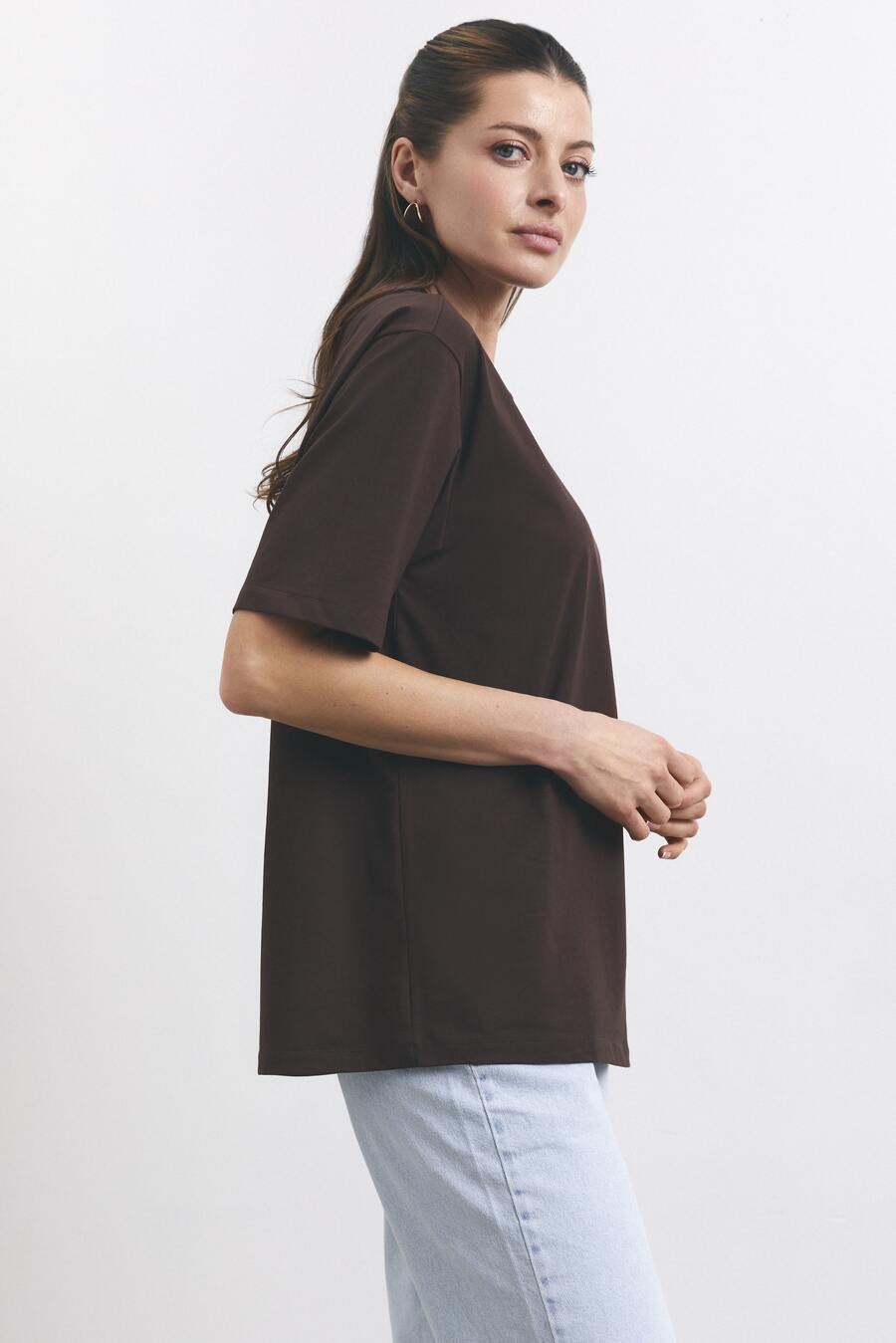 Brown Oversized T-shirt