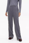 Grey Classic Flared Pants