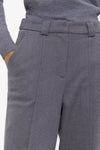 Grey Classic Flared Pants
