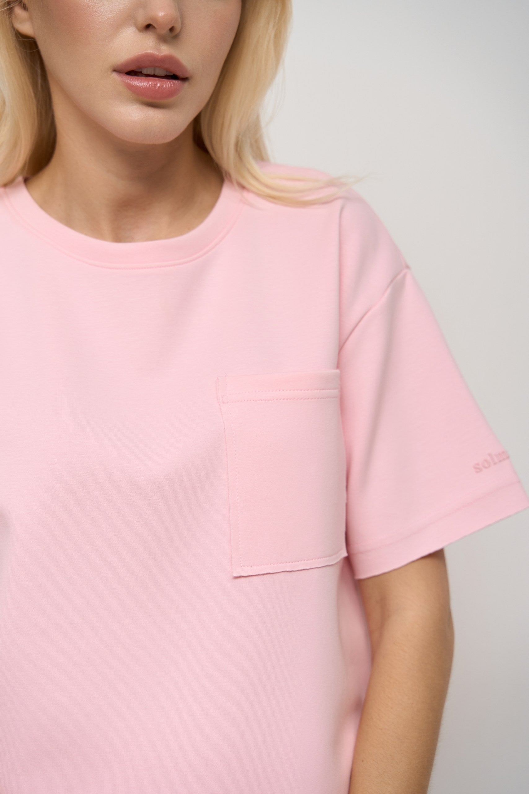 Pink T-Shirt with Pocket - SOLMAR