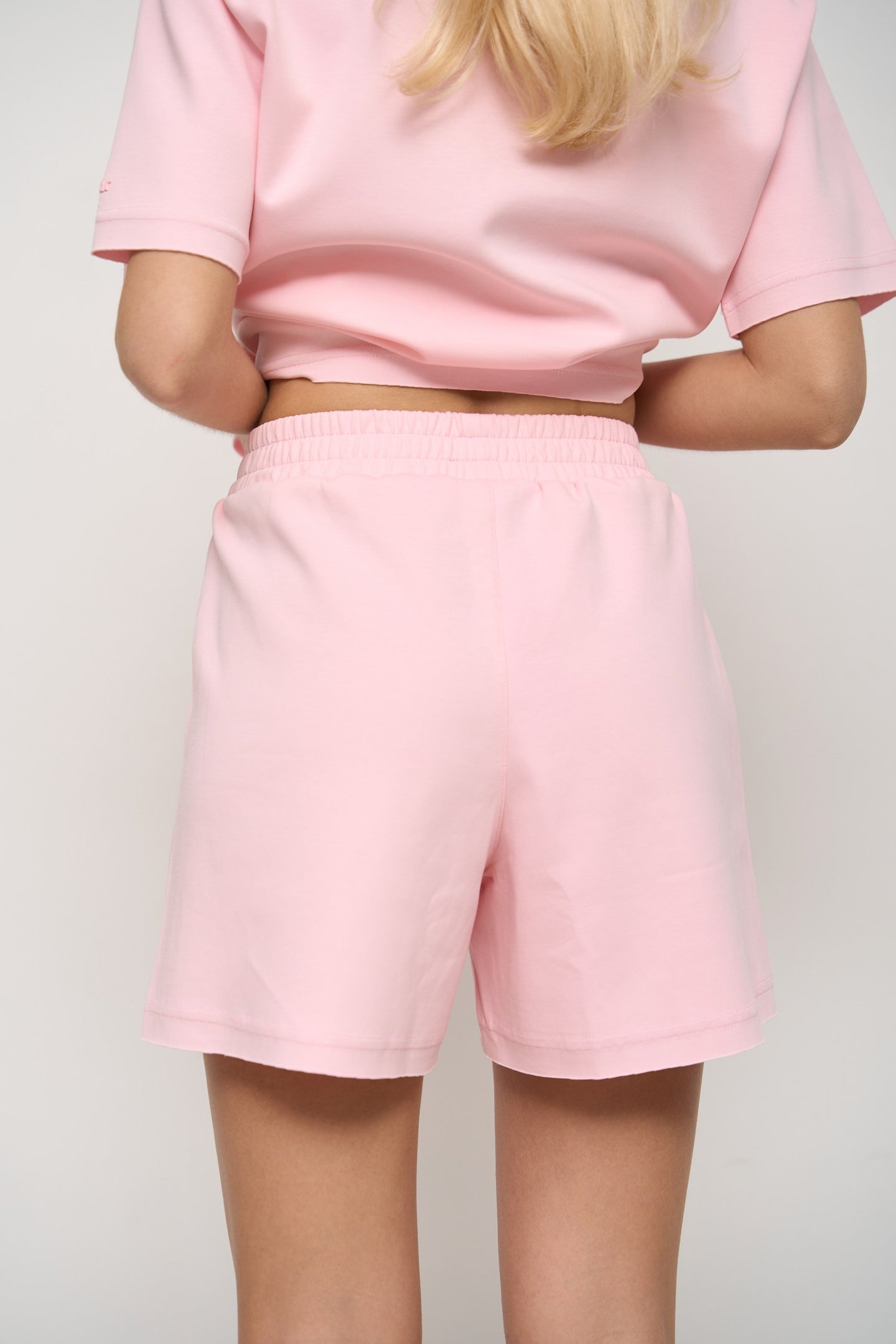 Pink Knit Shorts - SOLMAR