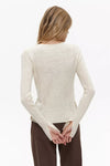 Milk Jumper with Side Buttons