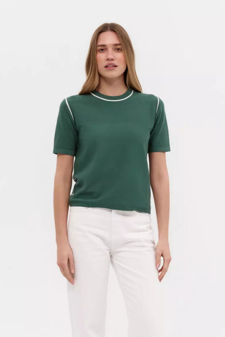 Green Striped jumper