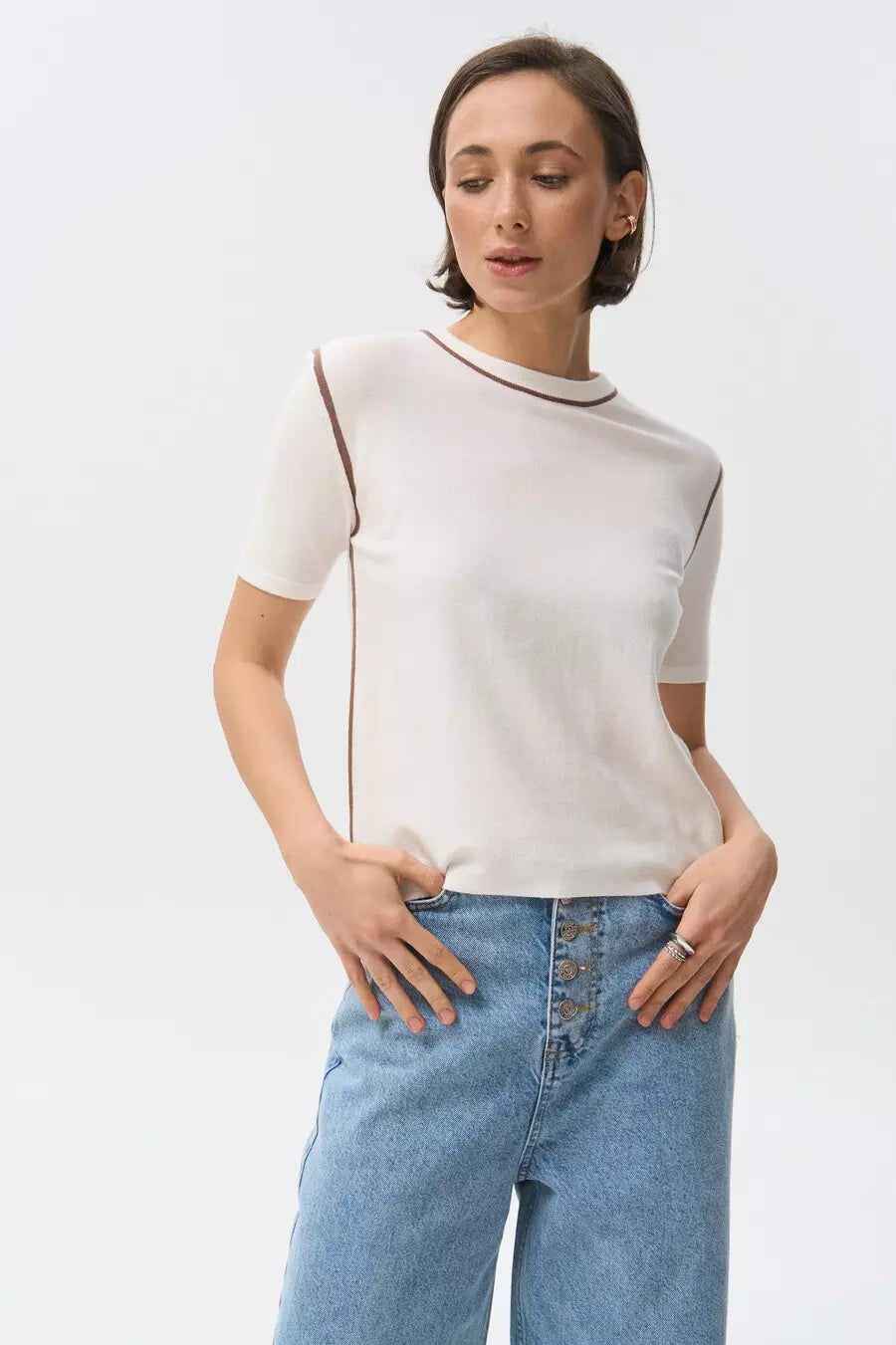 Milk Striped jumper