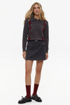 Grey Skirt with Pocket Detail