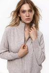 Beige Soft Knit Cardigan