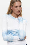Blue Tie Die Long Sleeve Top