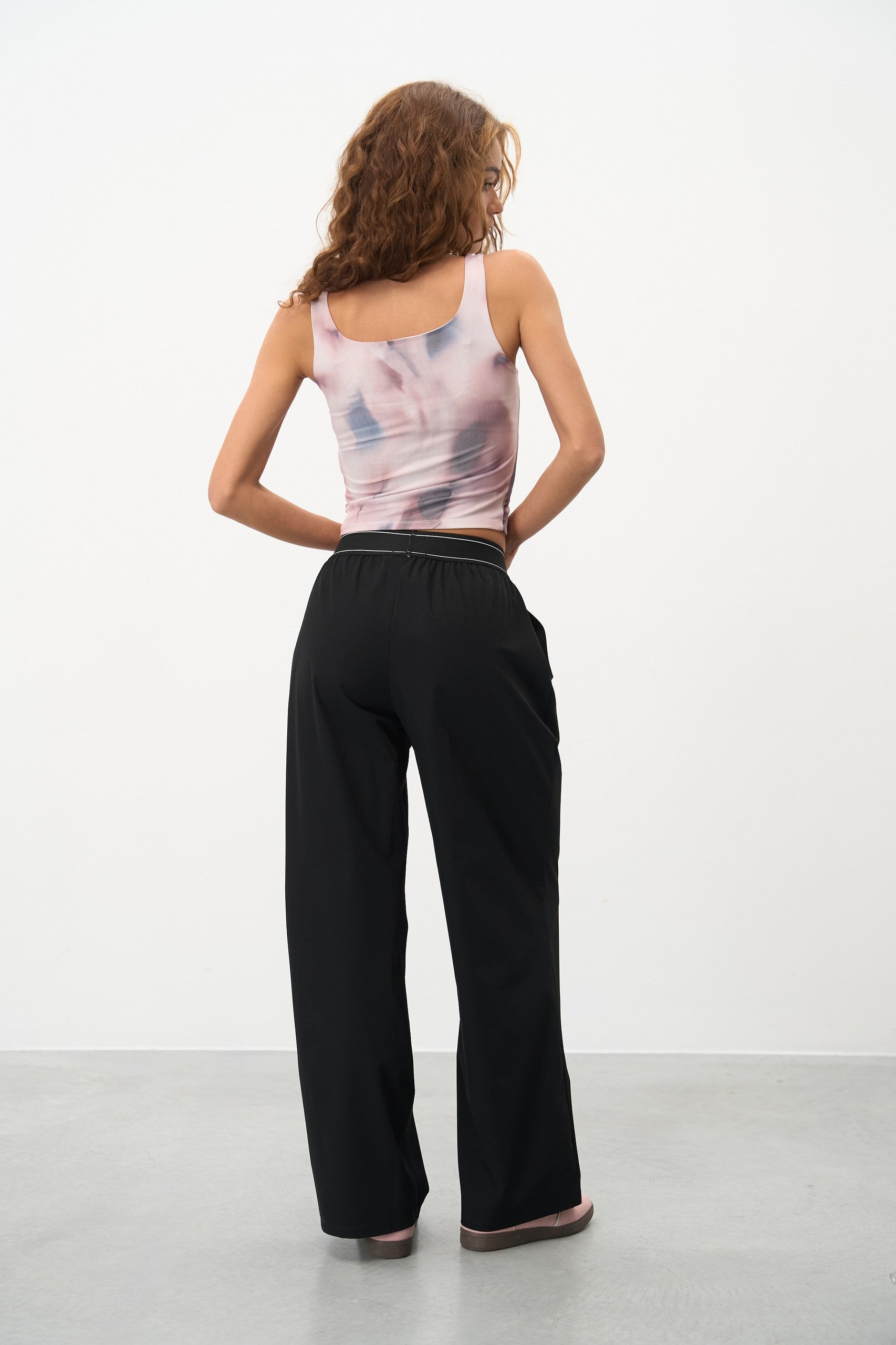 Pink Gradient Effect Tank Top - SOLMAR