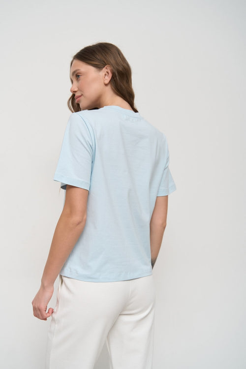 Blue Basic T-Shirt - SOLMAR