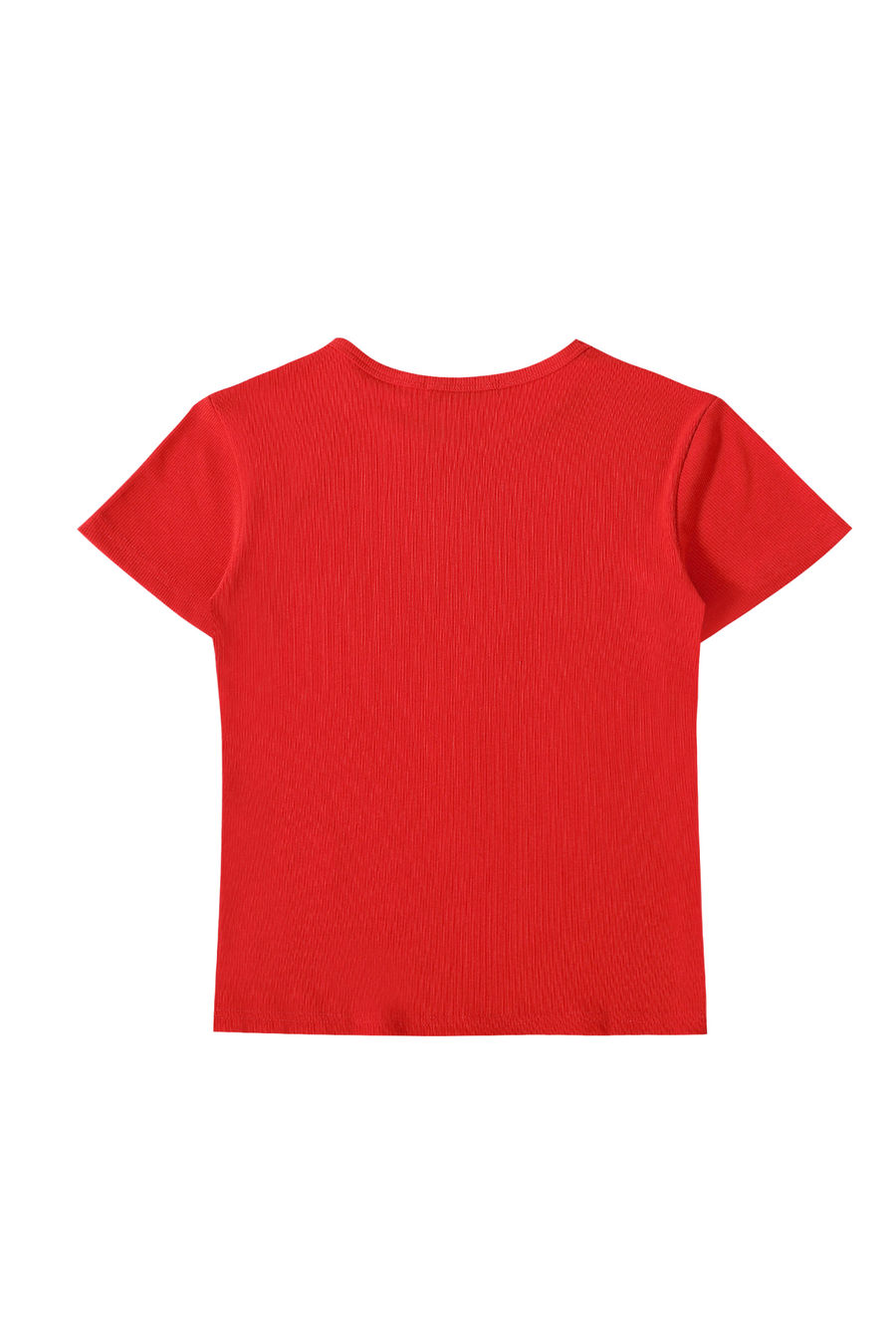 Slim fit chilly red t-shirt back
