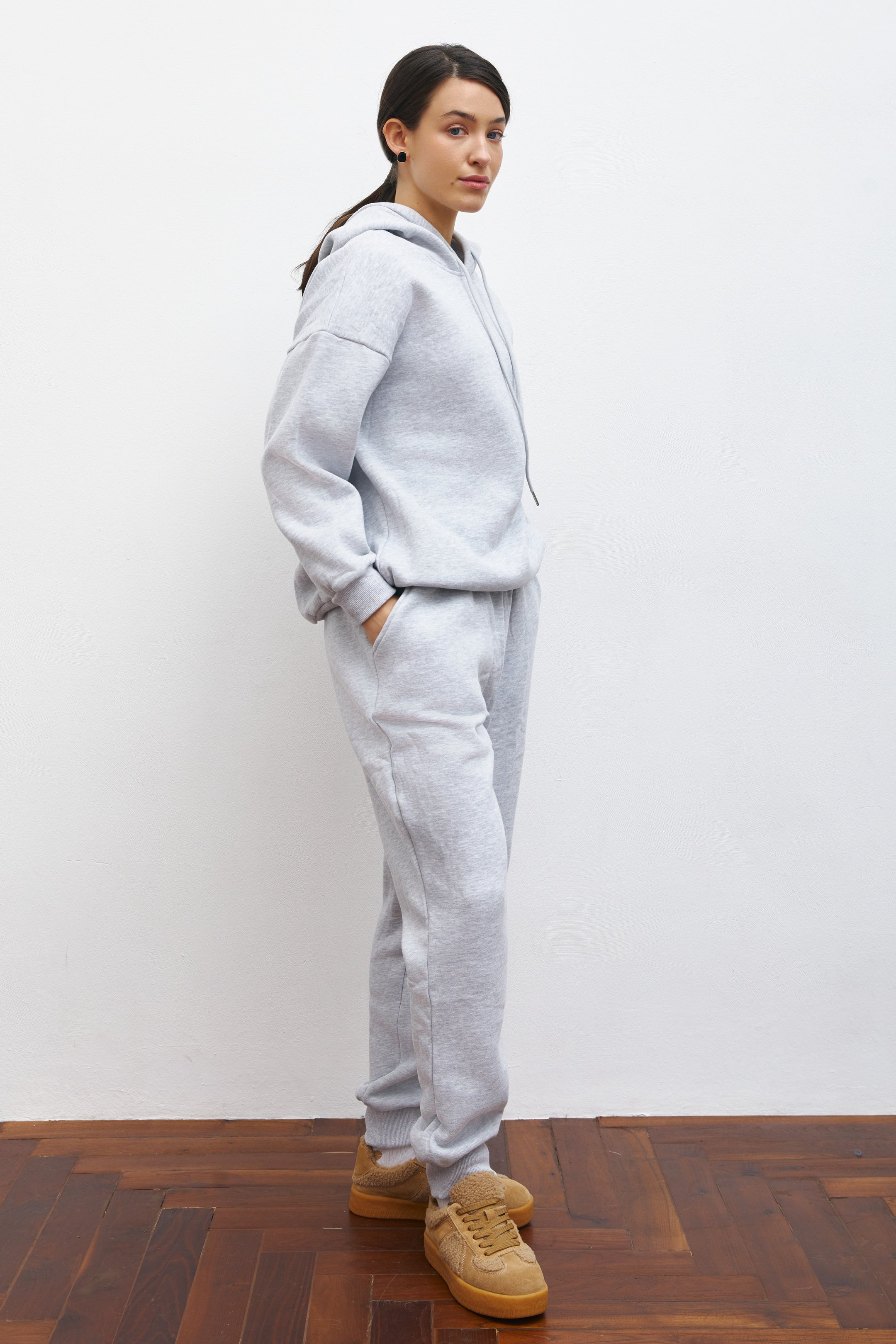 Grey sports hoodie - SOLMAR