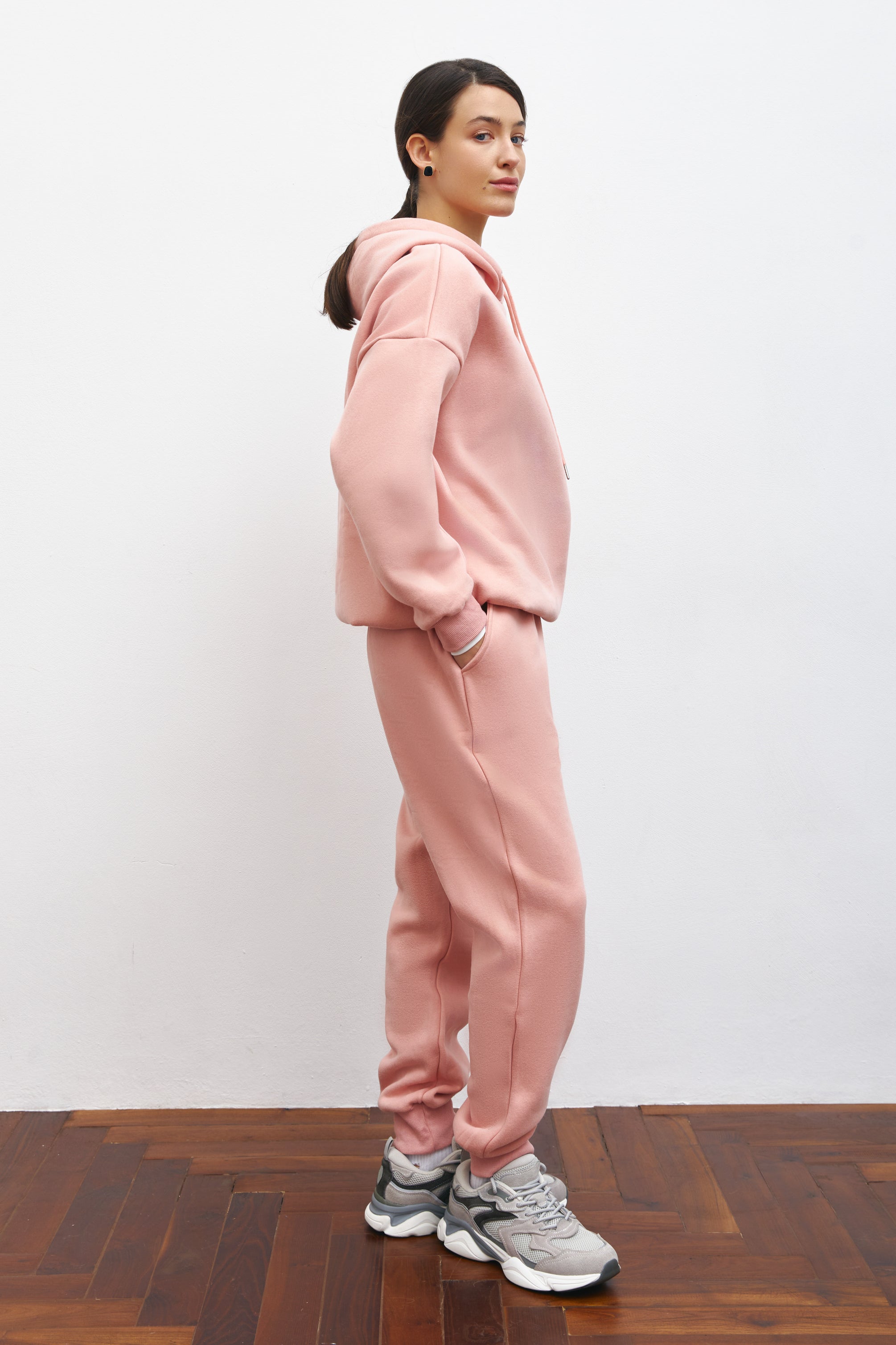 Pink sports hoodie
