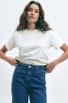 Dark Blue STRAIGHT MID-RISE Jeans