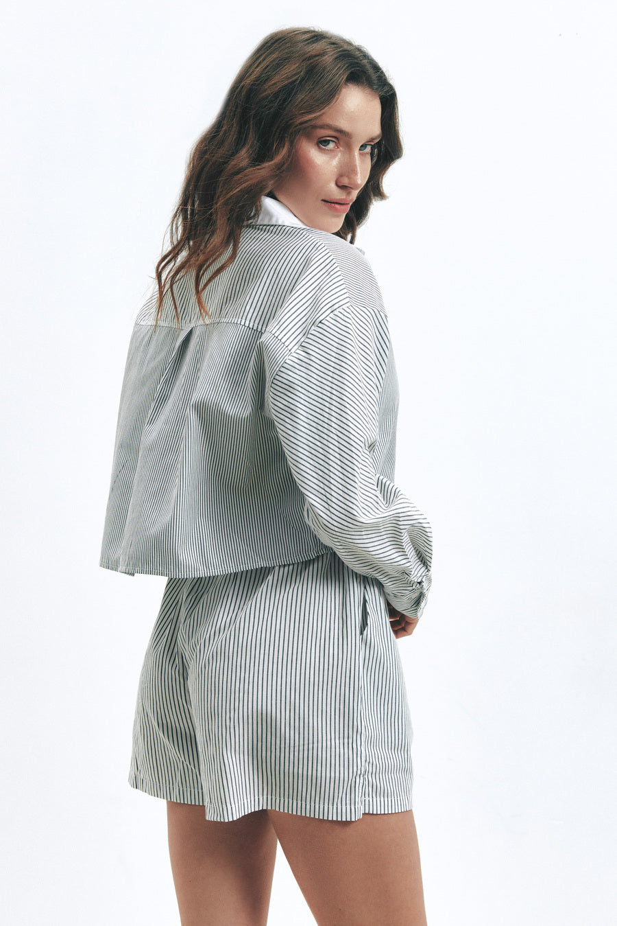 Striped Shorts with Pockets - SOLMAR