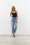 NEW Dark Brown Square Neck Bodysuit