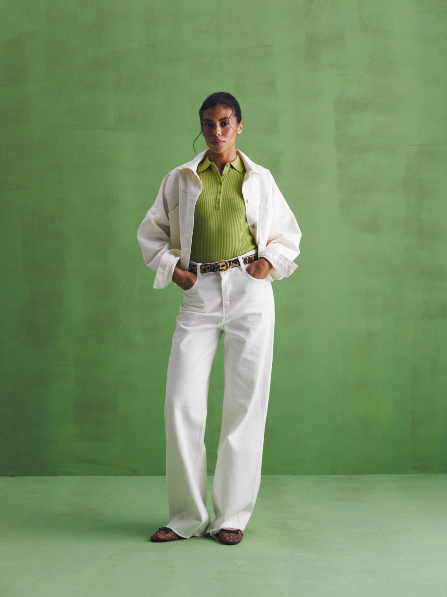 Denim jacket with accent pockets, Milk