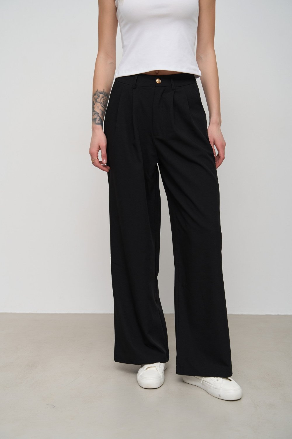 Classic pants color black - SOLMAR