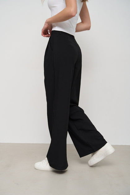 Classic pants color black - SOLMAR