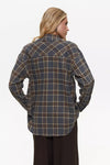 Brown Large Check Shirt