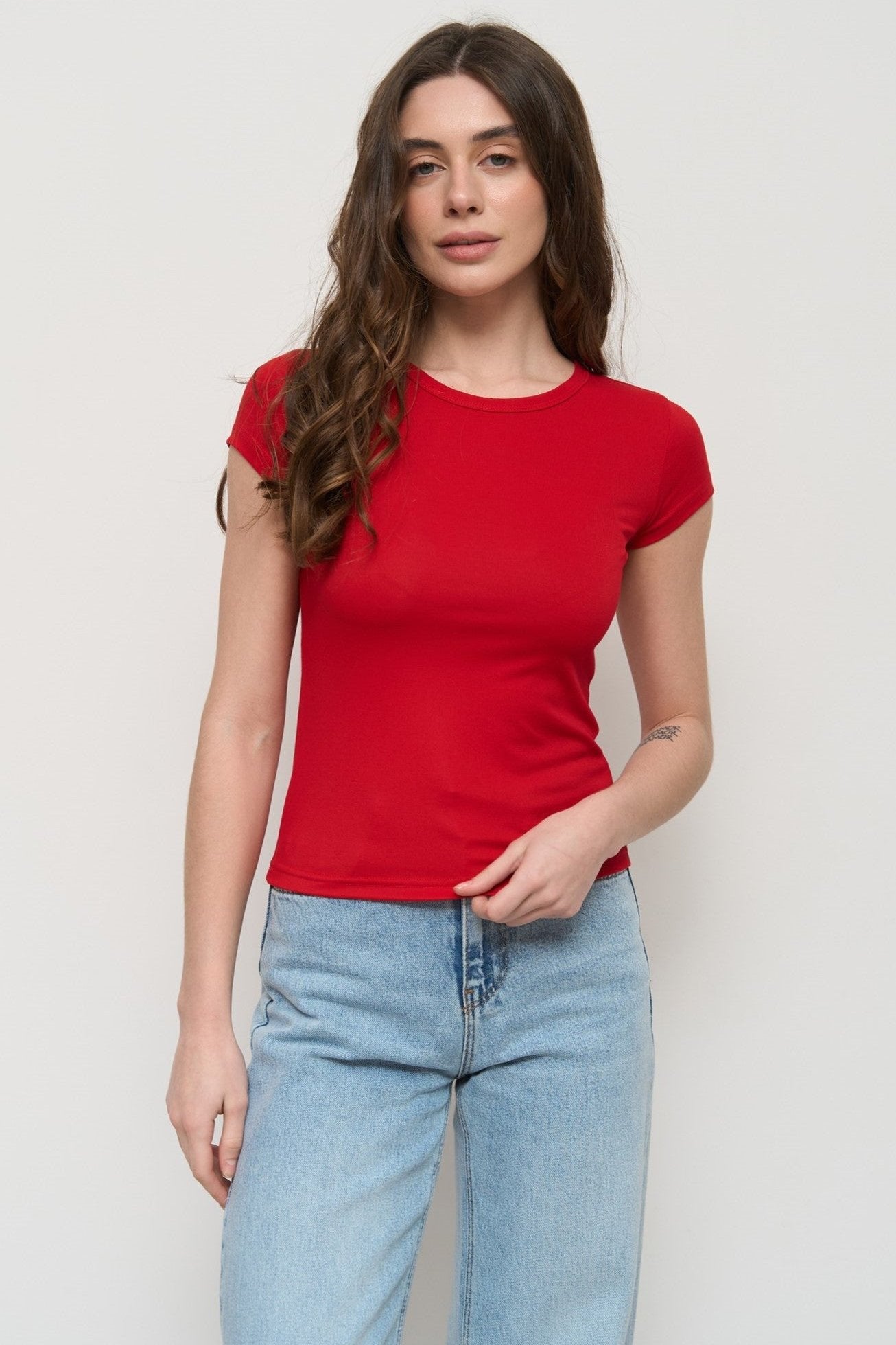 Red Slim Fit T-Shirt - SOLMAR