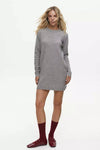 Grey Oversized Sweater Dress