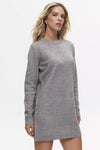 Grey Oversized Sweater Dress