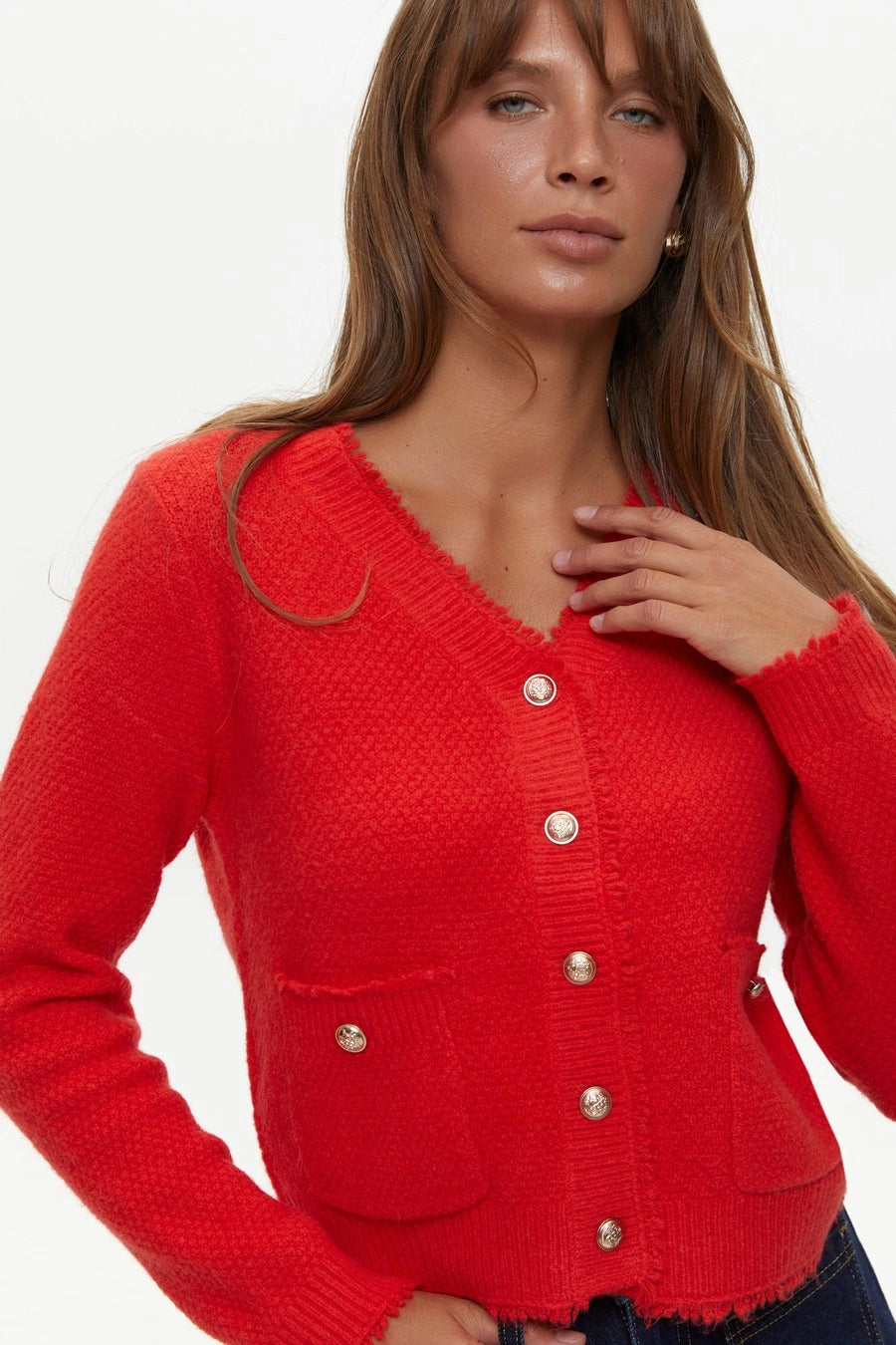 teplij-kardigan-z-zolotimi-udzikami-v-kolor-red-2306