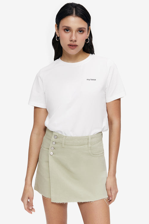 Clean White "My Base" T-shirt