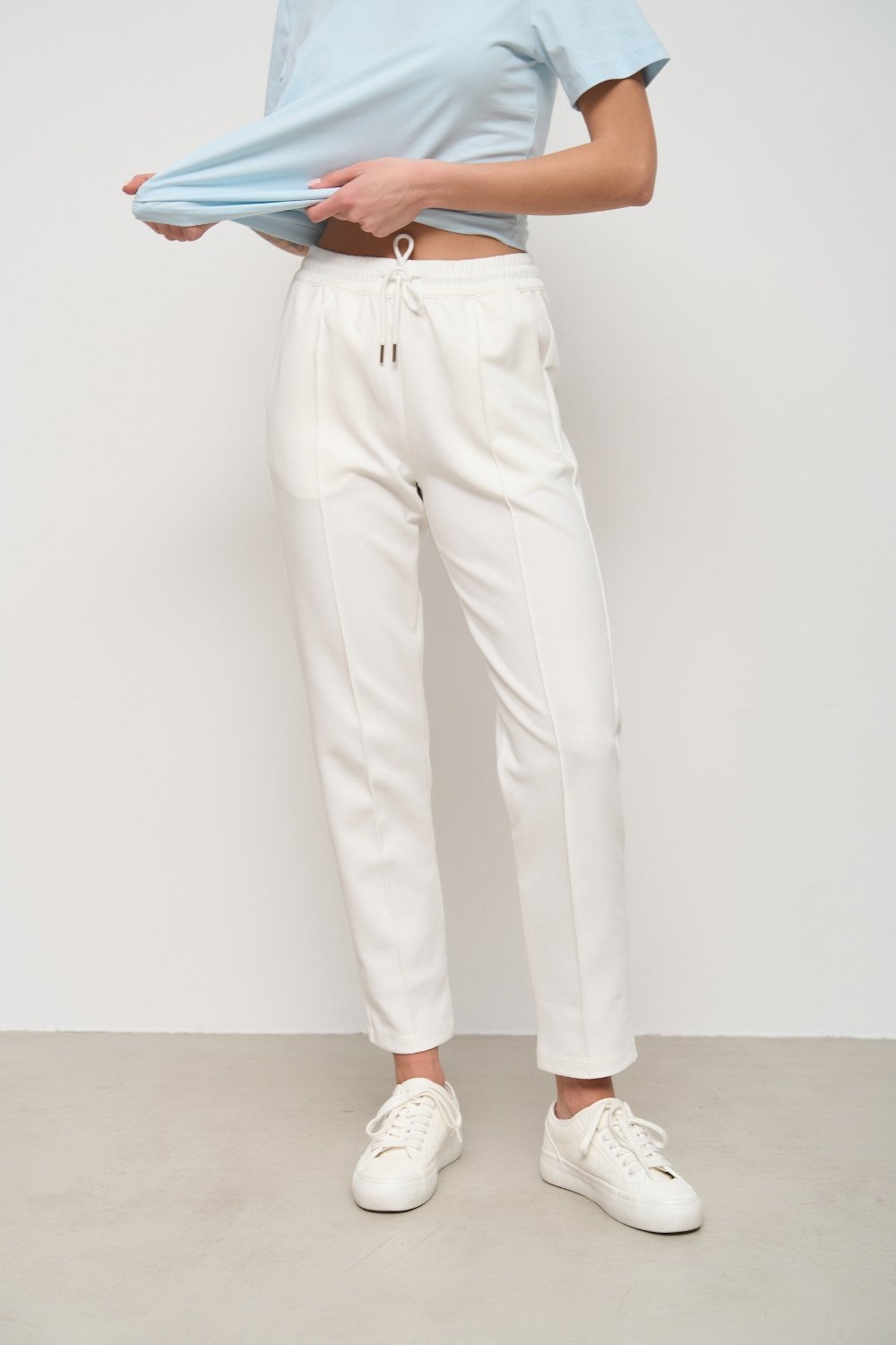 Classic White Pants - SOLMAR